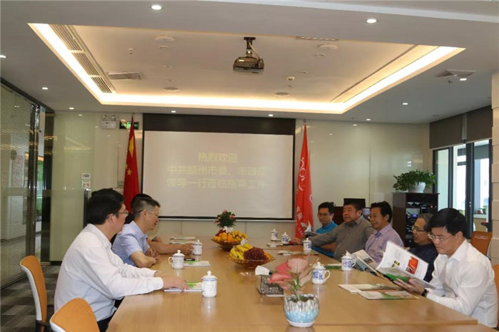 中共贛州市委常委、統(tǒng)戰(zhàn)部長彭業(yè)明等領導一行到訪廣東博皓考察指導-3