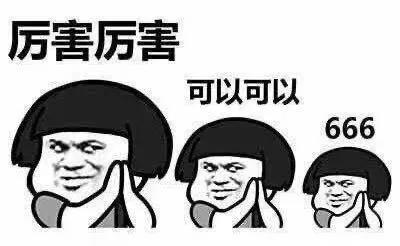 厲害厲害，可以可以，666