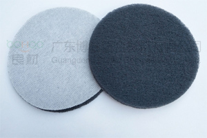 5寸圓形拉絲背面植絨工業(yè)百潔布 玻璃鋼模具研磨拋光布?xì)鈩?dòng)機(jī)專用清潔布 5寸圓形拉絲背面植絨工業(yè)百潔布 玻璃鋼模具研磨拋光布?xì)鈩?dòng)機(jī)專用清潔布