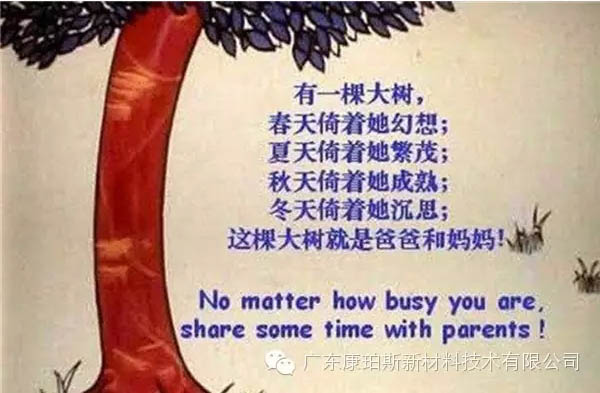 樹就是我們的父母！請愛護(hù)你們身邊的這棵樹！