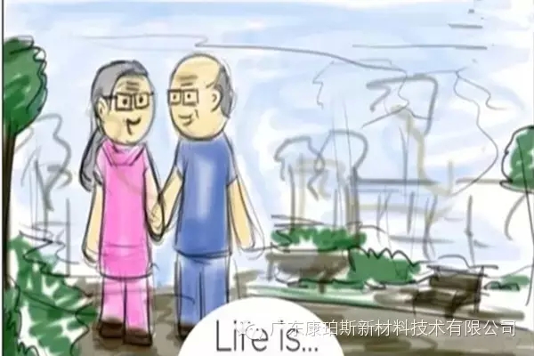 人生就是。。。 牽著老伴的手，享受屬于自己的夕陽，執(zhí)子之手，與子偕老......